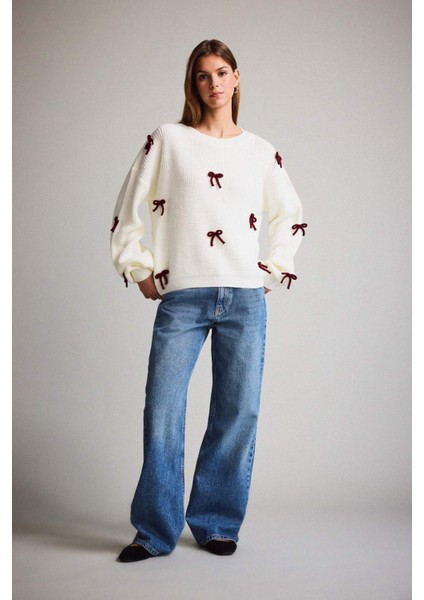 Kayık Yaka Fiyonk Detaylı Kazak G3337AX25AU fiyatları