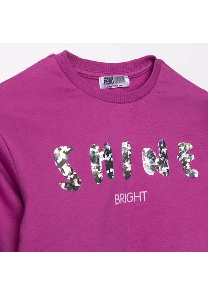 Motto Girl Sweatshirt - Tayt modelleri