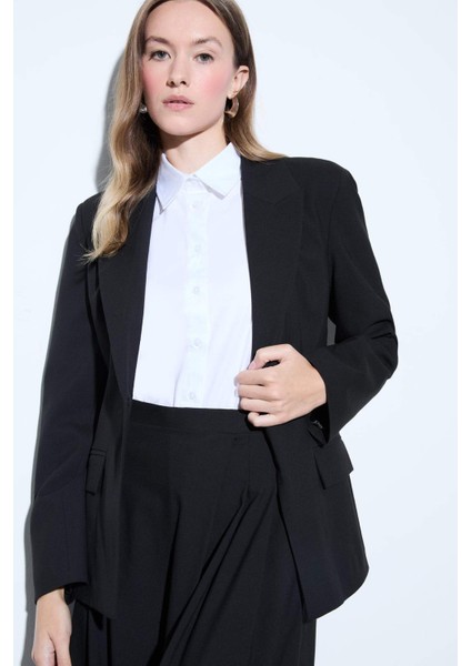 Regular Fit Ceket Yaka Blazer Ceket G1305AX25AU fırsatları