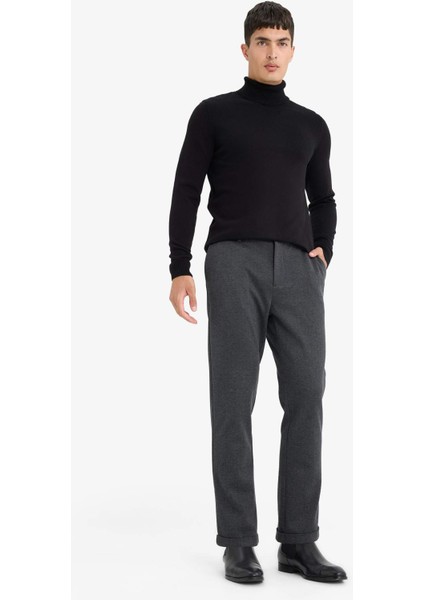 Tailored Regular Fit Düz Paça Penye Pantolon F1738AX25WN modelleri