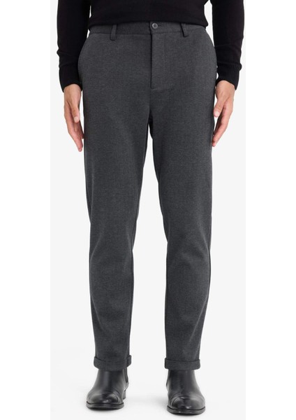Tailored Regular Fit Düz Paça Penye Pantolon F1738AX25WN indirimleri