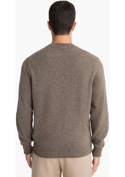 Standart Fit Bisiklet Yaka Triko Kazak F7222AX25WN