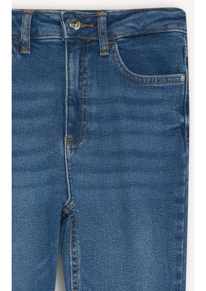 Skinny Fit Yüksek Bel Bilek Boy Jean Pantolon F2963AX25WN fiyatları