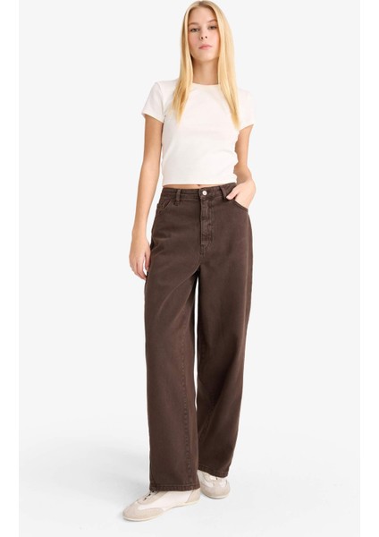 Coool Barrel Fit Normal Bel Gabardin Pantolon G1174AX25AU