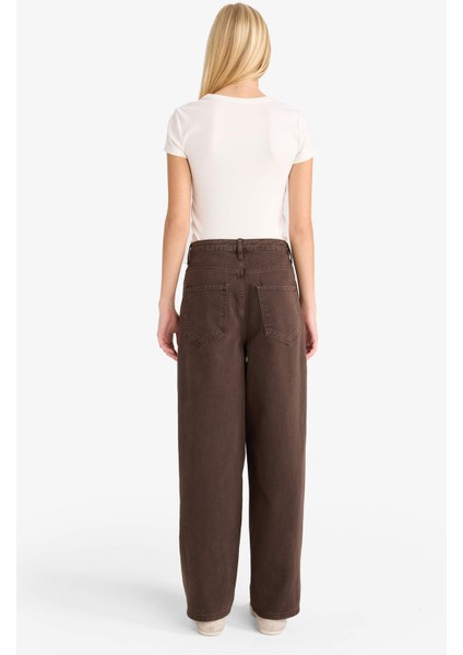 Coool Barrel Fit Normal Bel Gabardin Pantolon G1174AX25AU