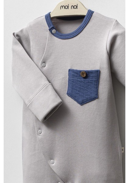 Moi Noi Şapkalı Tulum MNB1250 Gri fiyatları