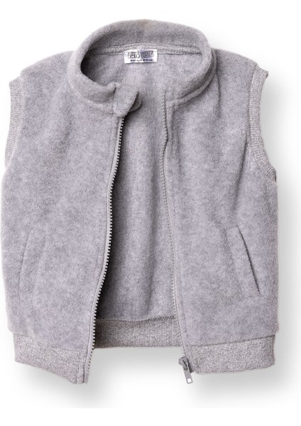 Erkek Bebek Polar Yelek Fermuarlı Hakim Yaka Atlet Kol modelleri