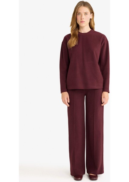 Straight Fit Beli Lastikli Selanik Kumaş Pantolon E8435AX25AU modelleri