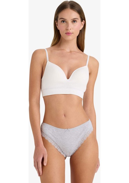 Dantel Detaylı Ribana 3'lü Brazilian Külot D8672AX25AU modelleri