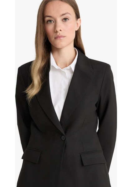 Regular Fit Ceket Yaka Blazer Ceket G1305AX25AU