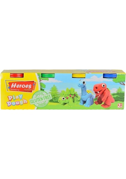 ERN-604 Heroes Premıum Dörtlü Oyun Hamuru