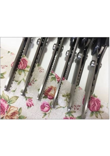 Zikzaklı Kesim Makası Desenli Tırtıklı Oya Makası Terzi Kumaş ( Lisinya ) fırsatları