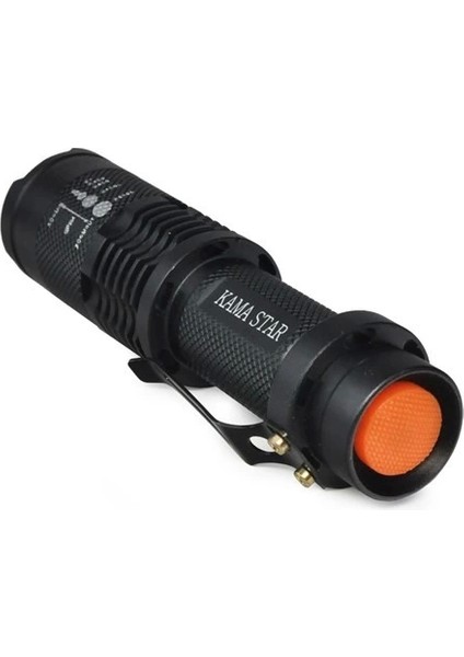 Km 87 Polis Tipi Zoomlu Şarjlı Metal Dağ Kamp Cep Feneri ( Lisinya ) fiyatları