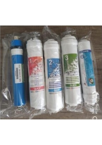5 Li Quick Filtre Seti - 483675311 Kapalı Kasalar Için