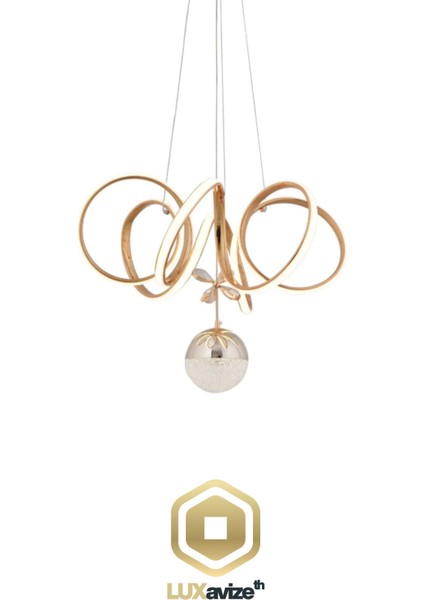 Perla Modern Gold Cam Avize Yatak Odası - Hol - Salon fırsatları