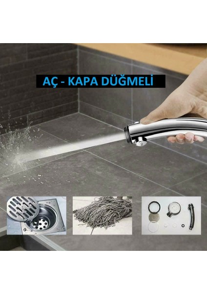 Su Tasarruflu Duş Başlığı Aç Kapa Özellikli 3 Kademeli Su Akış Ayar Fonksiyonu ( Lisinya ) modelleri