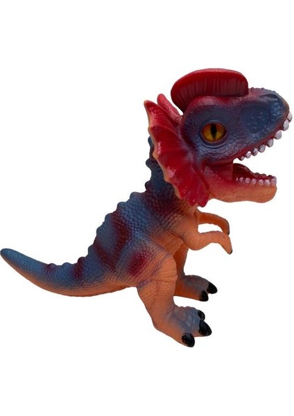 Soft Dinazor Neon Gözlü 24 cm - LD6206B-DILOPHOSAURUS (Lisinya)