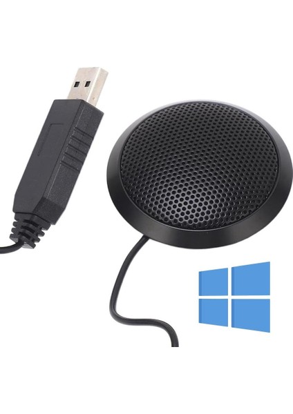 HK-102 USB 1.5 Metre Kablolu Kondenser Masaüstü Toplantı Podcast Mikrofonu