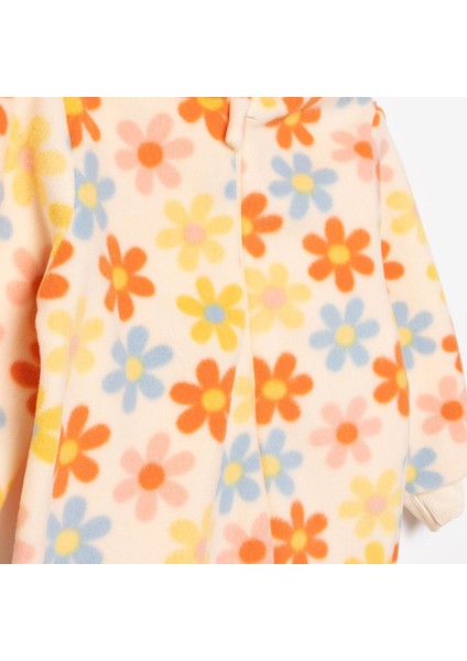 Kız Bebek Polar Patiksiz Tulum Uzun Kol Lastikli Paça modelleri