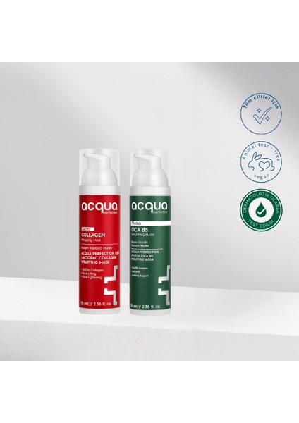 Nemlendirici, Onarıcı ve Yatıştırıcı, Collagen Cica B5 Soyulabilir Maske Bakım Seti