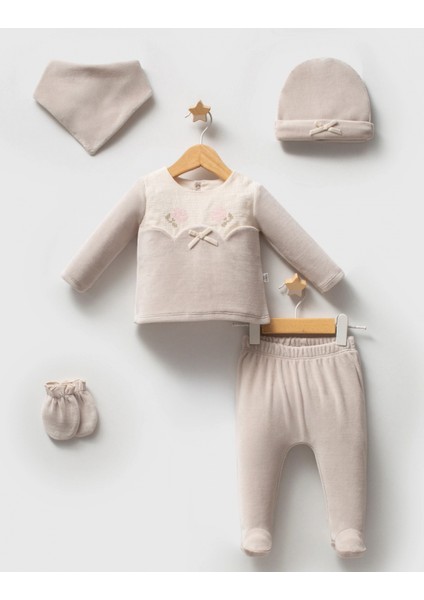 Tongs Baby Etamine 5'li Hastane Çıkışı 5684 Gri