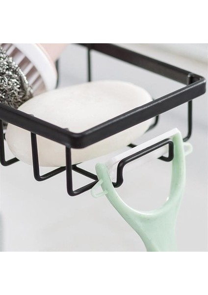 Buffer® Paslanmaz Çelik Mutfak Banyo Musluğuna Sabitlenebilir Sabunluk