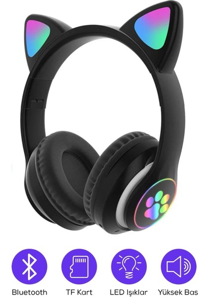 Kedi Figurlu Kulaklık - Lisinya modelleri