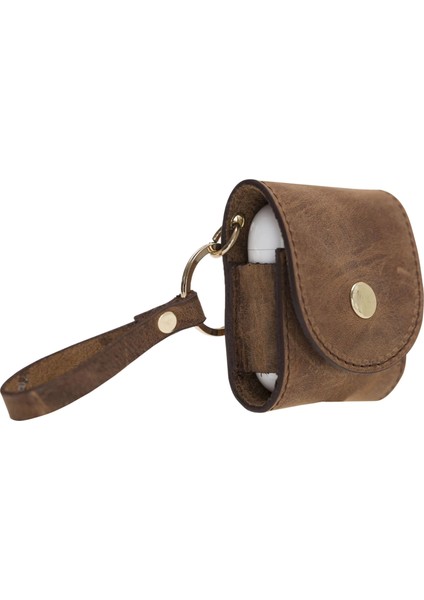 Apple Airpods 2.nesil Uyumlu Deri Kılıf Mai Snap G2 Antik Kahve fiyatları