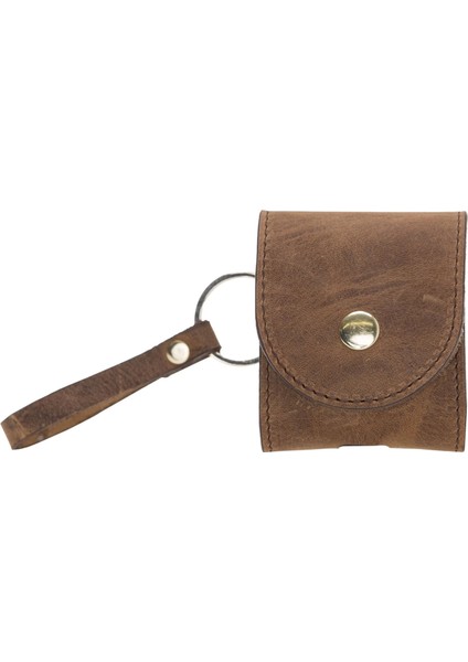 Apple Airpods 2.nesil Uyumlu Deri Kılıf Mai Snap G2 Antik Kahve indirimleri