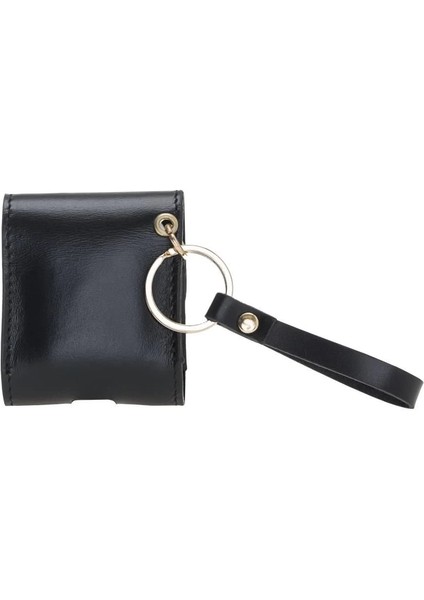 Apple Airpods 2.nesil Uyumlu Deri Kılıf Mai Snap Rst1 Siyah modelleri