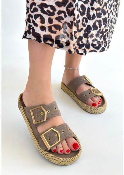 Ices Vizyon Nubuk Terlik - Lisinya