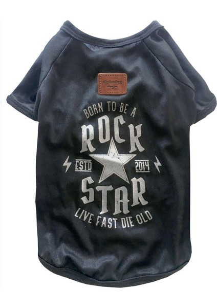 Rock Star Küçük Irk Köpek T-Shirtü
