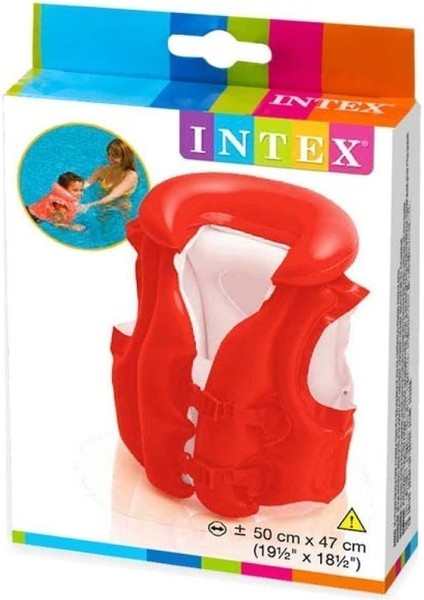 Can Yeleği Kırmızı 50X47 cm Intex - 58671 (Lisinya)