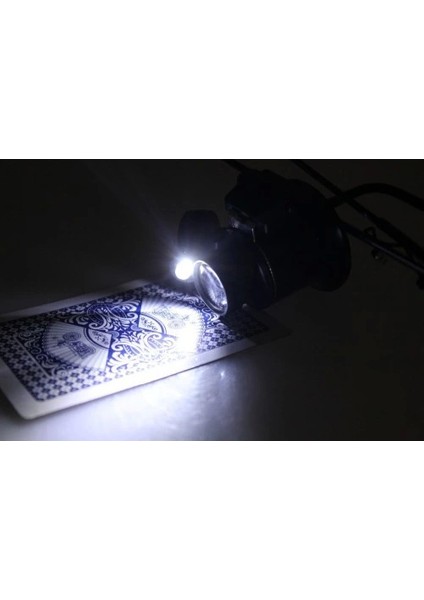 Gözlük Model 20X16MM Optik Lens LED Işık Monoküler Büyüteç - Lisinya modelleri