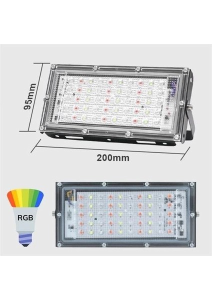 Kumandalı LED Işık Dış Cephe Aydınlatması çok Renkli Rgb led Panel Işık Partiled Aydınlatma modelleri