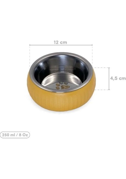 Mikopet Organik Seramik Mama Kabı Sarı fırsatları