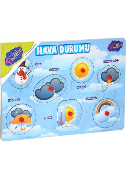 Ahşap Tutmalı Hava Durumu Puzzle modelleri