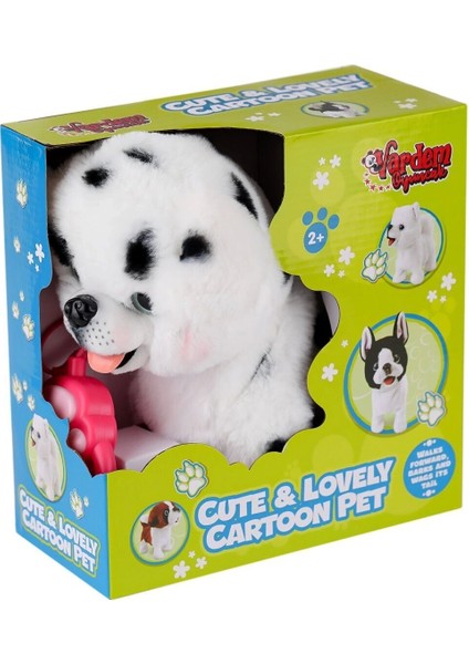 PR66022-25 Yürüyen Tasmalı Peluş Köpek