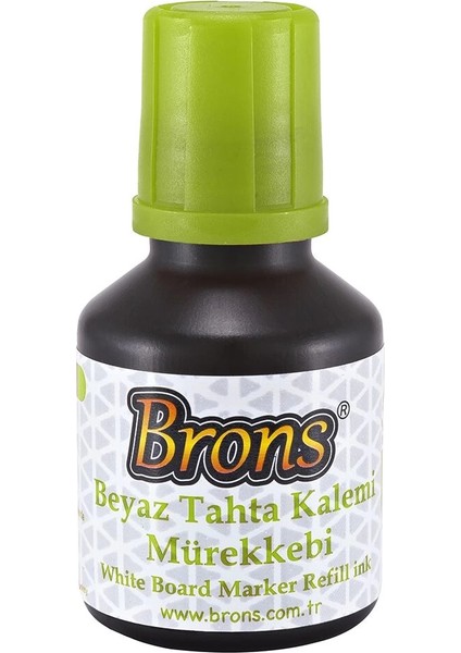 Beyaz Tahta Kalemi Mürekkebi 30 Cc. Açık Yeşil