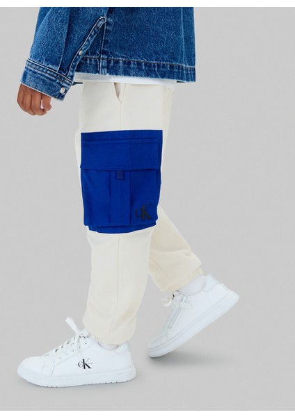 Lastikli Paça Ekru Erkek Çocuk Eşofman Altı IB0IB02572PGB fiyatları