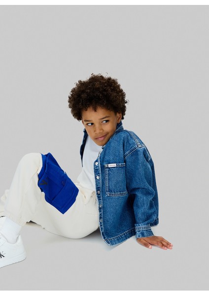 Lastikli Paça Ekru Erkek Çocuk Eşofman Altı IB0IB02572PGB modelleri