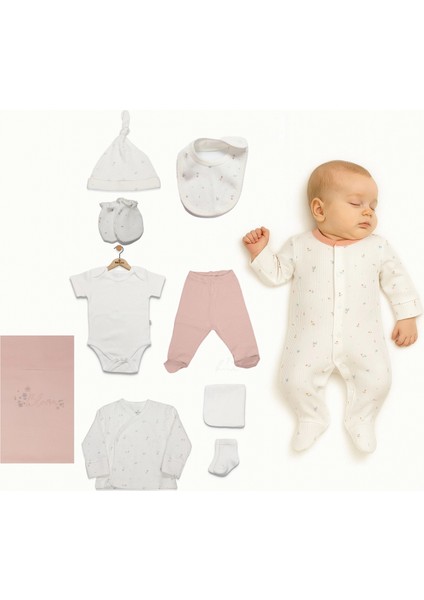 Bistyle Bloom White 10'lu Hastane Çıkışı 11112 Ekru Gül Kurusu