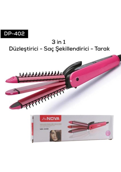 Kalın Başlıklı Rulo Taraklı Maşa