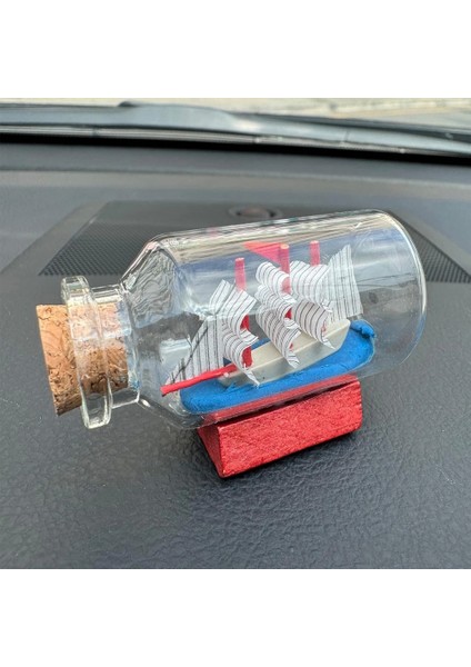 Orta Boy Şişe Içerisinde Gemi Maketi