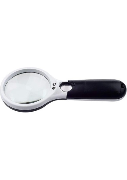 -3 LED Işıklı 3X75 mm 45X22 mm El Büyüteç ( Lisinya )