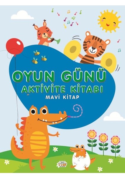 Oyun Günü Aktivite Kitabı Mavi Kitap