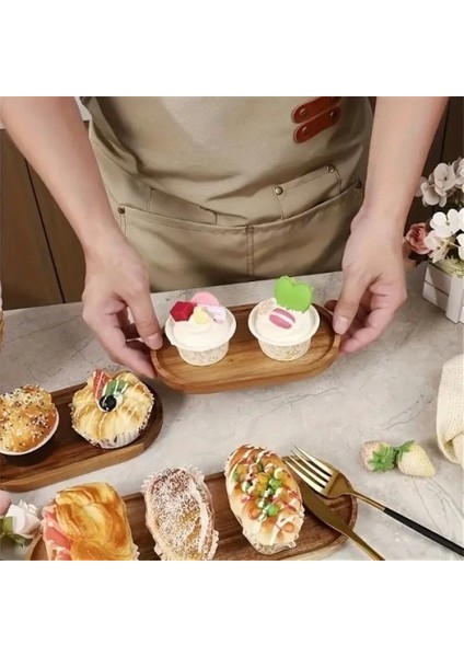 3'lü Oval Sunum Tabağı Seti modelleri