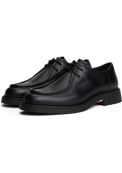 Siyah Erkek Klasik Ayakkabı Hılfıger Comfort Lwt Lth Moc Toe fiyatları