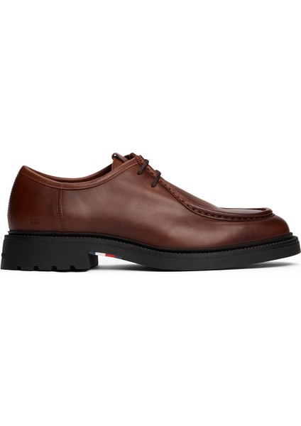 Kahve Erkek Klasik Ayakkabı Hılfıger Comfort Lwt Lth Moc Toe