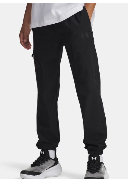 Normal Paça Siyah Erkek Çocuk Eşofman Altı 6003747-001-UA B Unstoppable Wvn Jg